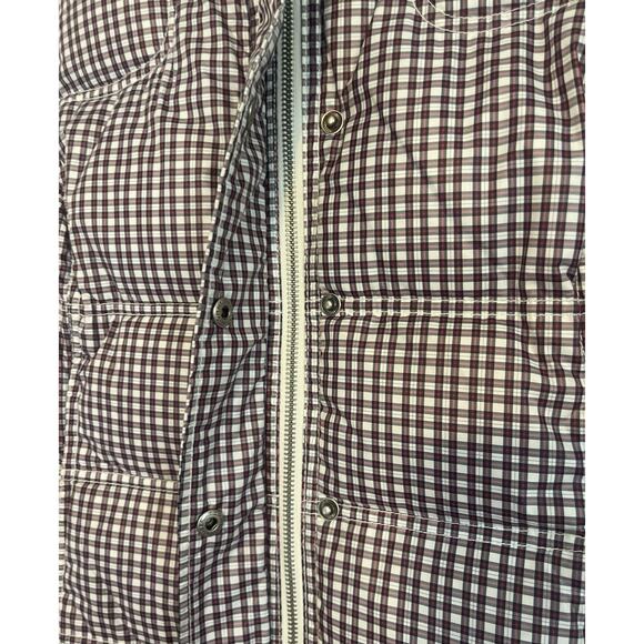 Tommy Hilfiger | Women's Size Med | Quilted Puffer Vest Red Polyester‎ Zip Snap - Picture 3 of 8